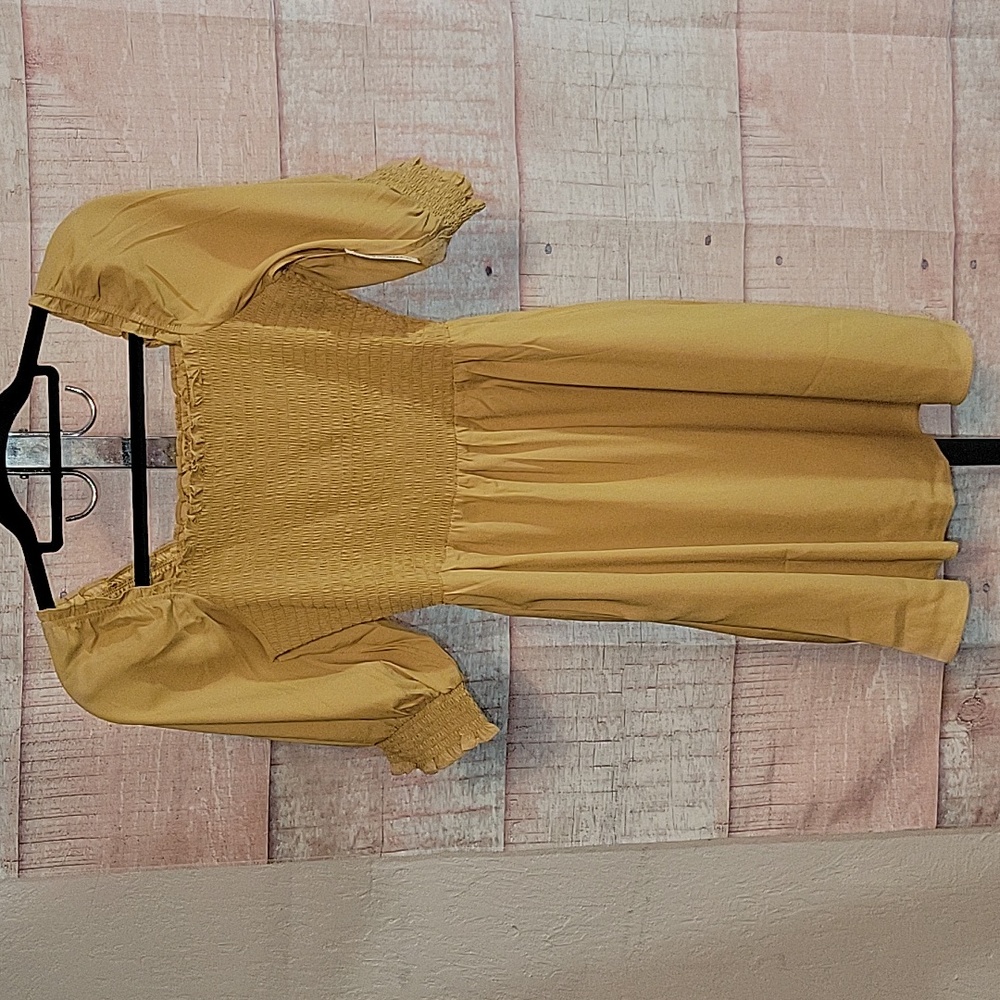 GOODTHREADS Yellow Dress size small.